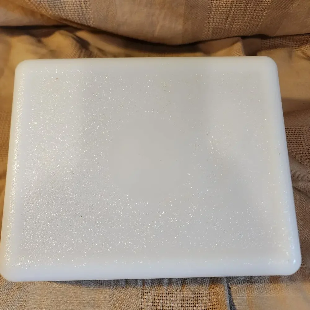 Vintage Proctor Silex Casserole Slow Cook Dish 9 x 7.5 Wheat Pattern Milk Glass